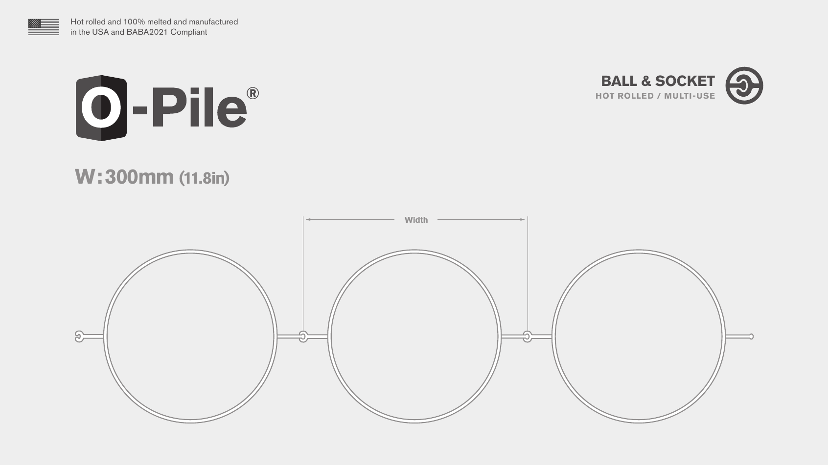 Data Sheets: O-Pile® – WOM/WOF 300