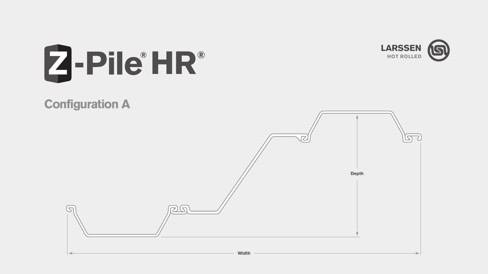 Datenblätter: Z-Pile HR® – Konfiguration A