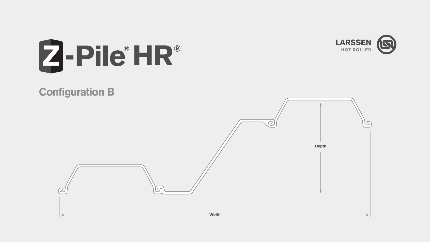 Datenblätter: Z-Pile HR® – Konfiguration B